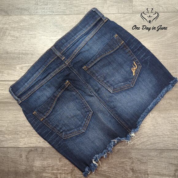 Express Denim Mini Skirt Size 00 - Picture 5 of 5
